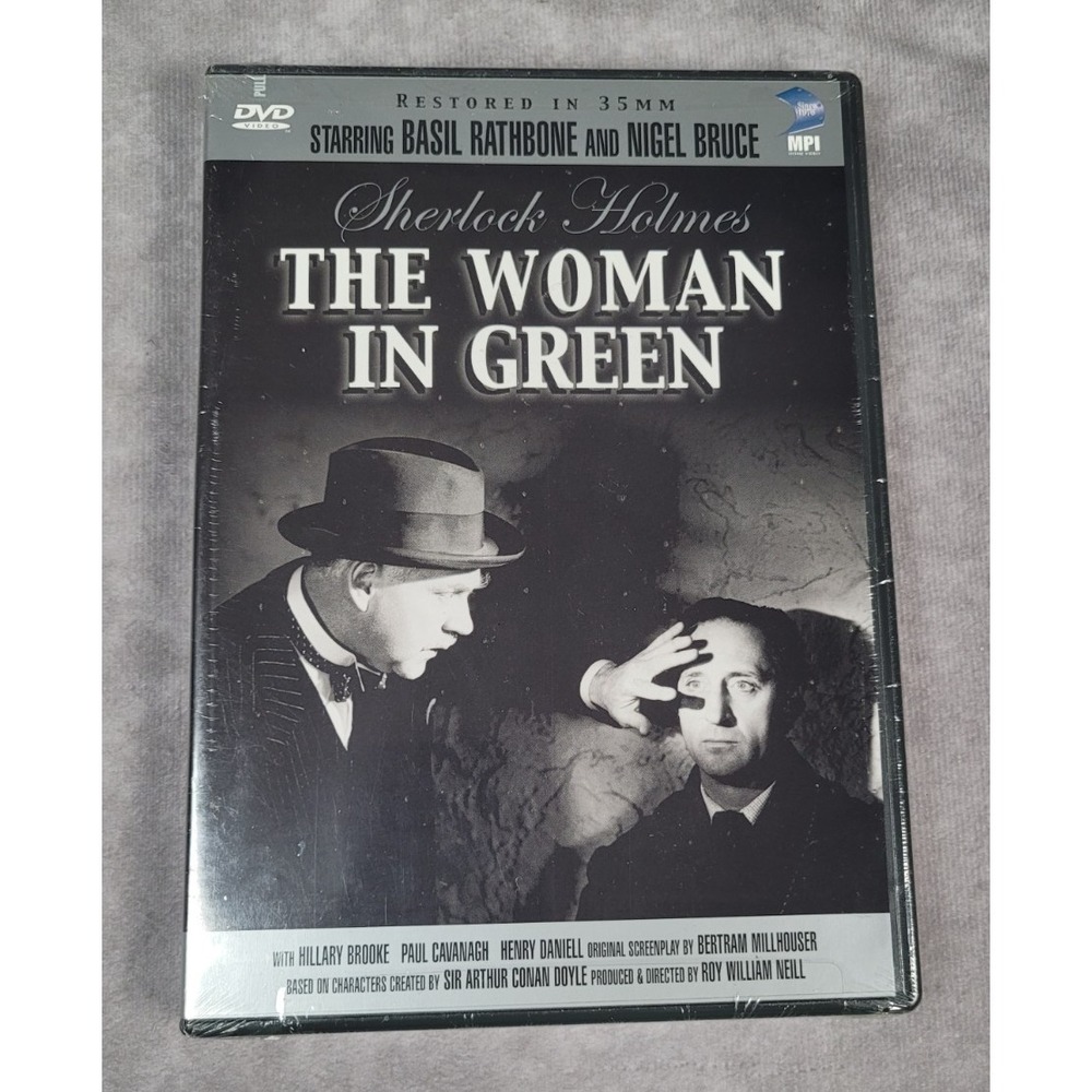 Sherlock Holmes The Woman in Green DVD Mystery Crime Classic Sealed